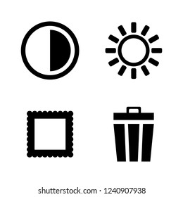 Photo Video Camera Mode. Simple Related Vector Icons Set for Video, Mobile Apps, Web Sites, Print Projects and Your Design. Photo Video Camera Mode icon Black Flat Illustration on White Background.