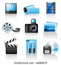 Photo And Video Icons