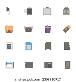 photo and video set icons