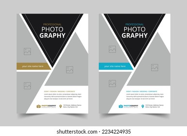 Photo Workshop Flyer Template, Professional photographer business flyer