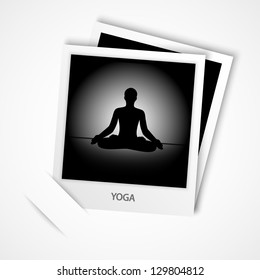 photo of yoga vector