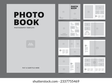 Photobook Layout Photo Album Book Design