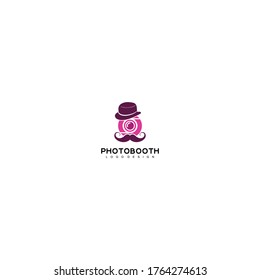 Photobooth Photography Logo Design Concept