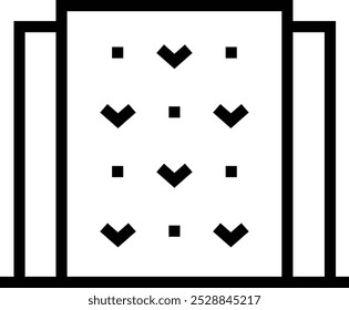 photocall icon. Thin linear style design isolated on white background