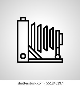 photo-camera icon. isolated sign symbol