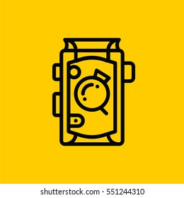 photo-camera icon. isolated sign symbol