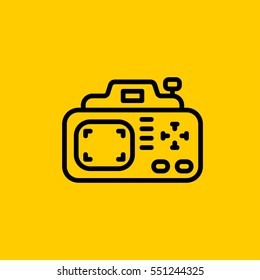 photo-camera icon. isolated sign symbol