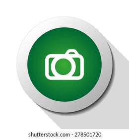 Photo/camera, web icon. Vector design
