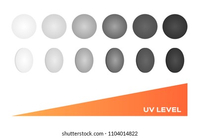 Photochromic lens vector . uv can change the colour
