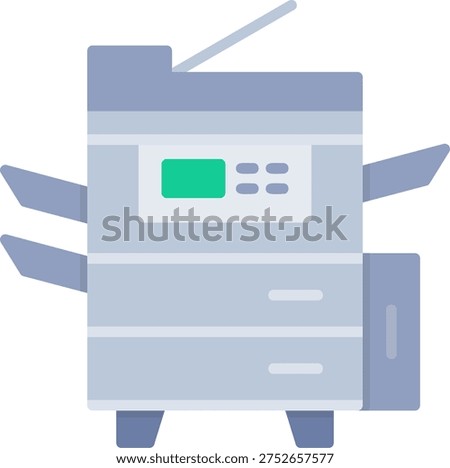 Photocopier New Creative Vector Icons Design