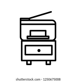 Photocopier vector icon
