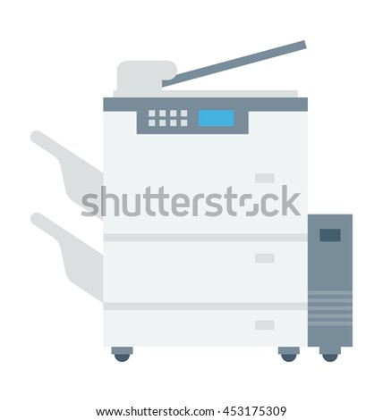 Photocopier Vector Icon