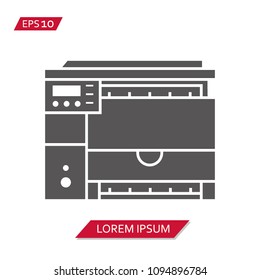 photocopier vector icon symbol
