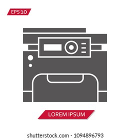 photocopier vector icon symbol