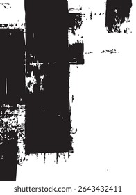 Photocopy Glitch Effect with Misplaced Outlines on White Background for Retro, Distorted, or Digital Designs