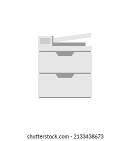 photocopy machine icon design template illustration vector