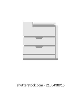 photocopy machine icon design template illustration vector
