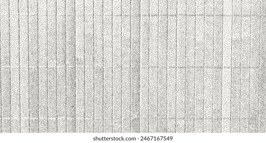 Fotokopierstil Hintergrund, Bambusmatte Textur. Rauschender gepunkteter Halbtoneffekt, Vektorillustration. Modischer Banner im Grunge-Stil.