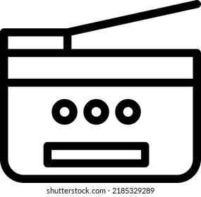 photocopy Vector illustration on a transparent background.Premium quality symmbols.Stroke vector icons for concept and graphic design.