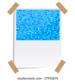 photoframe with mosaic texture