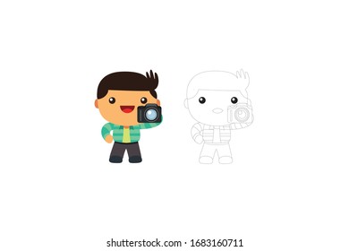 Illustrationspaket für Fotografen mit professioneller Vektorillustration