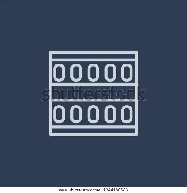 Photograms Icon Trendy Flat Vector Line Stock Vector (Royalty Free ...