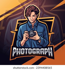 Photograph esport mascot logo design