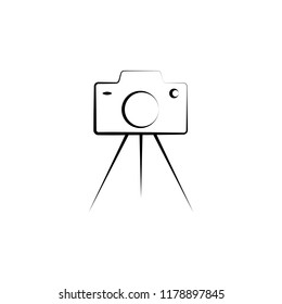 photograph icon. Element of anti aging icon for mobile concept and web apps. Doodle style photograph icon can be used for web and mobile on white background