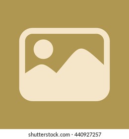 Photograph Icon. Eps-10.