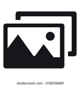 Photograph icon for graphic design projects