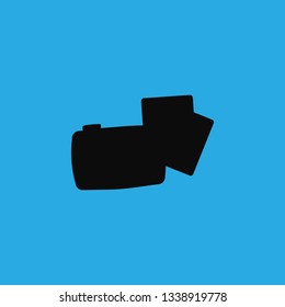 photograph icon vector