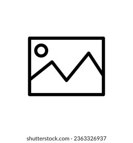 photograph icon vector photo sign