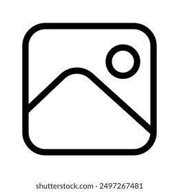 Illustration zum Entwurf eines Vektorsymbols eines Fotografen