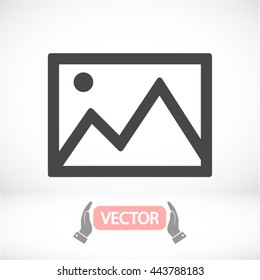 photograph .line vector icon