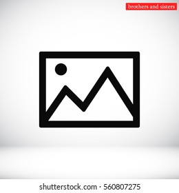 photograph .line vector icon