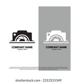 Photograph Logo vector design illustration. Modern logos concept