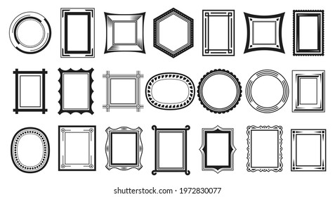Photograph or painting frames set