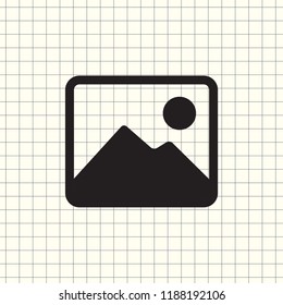 photograph vector icon