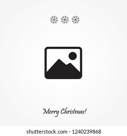 photograph vector icon