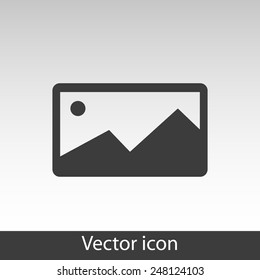 photograph - vector icon
