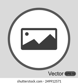 photograph - vector icon