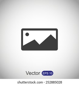 photograph - vector icon