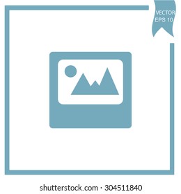 photograph - vector icon
