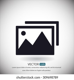 photograph vector icon