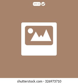 photograph - vector icon