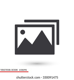 photograph vector icon