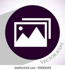 photograph vector icon
