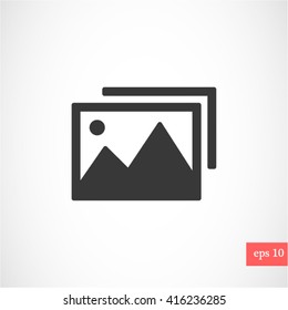photograph vector icon