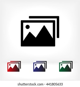 photograph vector icon