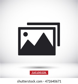 photograph vector icon